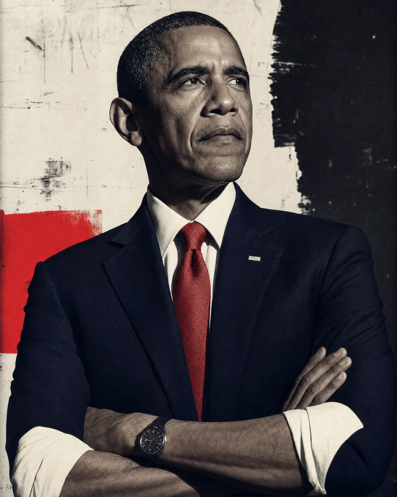 Barack Obama editorial portrait